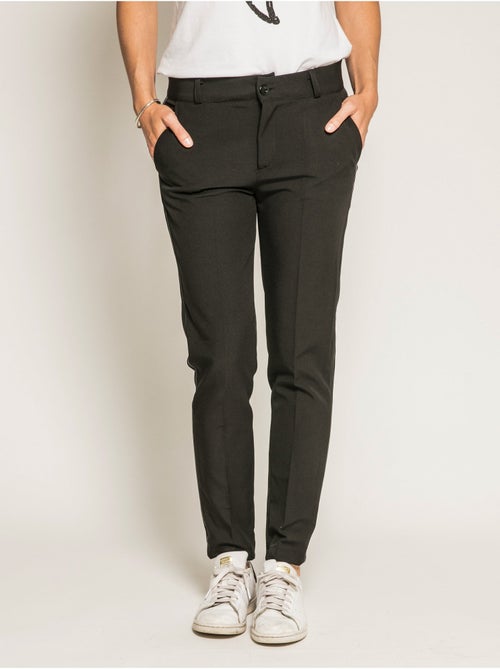 Pantalon cigarette avec bandes ELEONOR - Kiabi