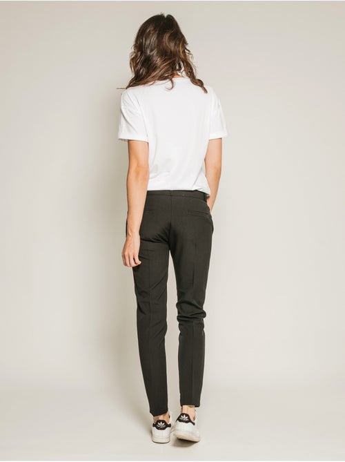 Pantalon cigarette avec bandes ELEONOR - Kiabi