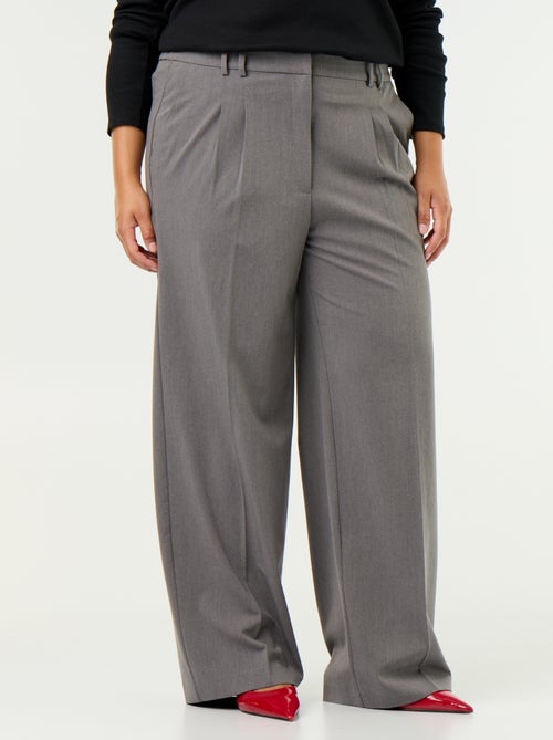 Pantalon cigarette large - Kiabi