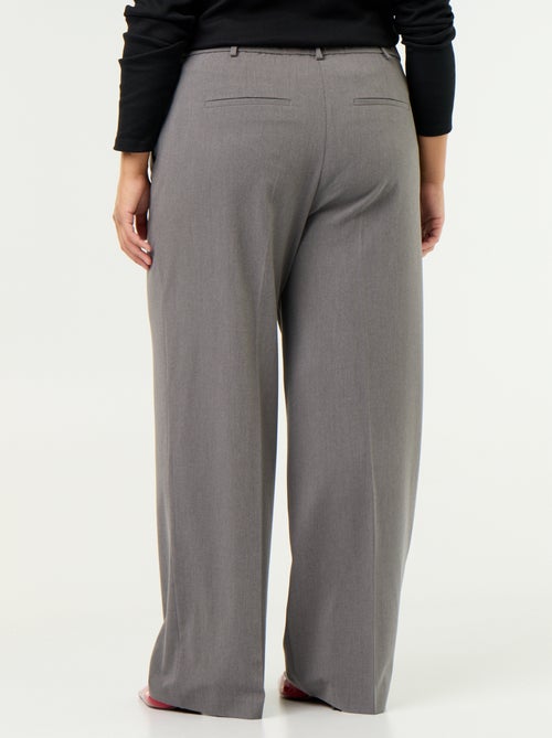 Pantalon cigarette large - Kiabi
