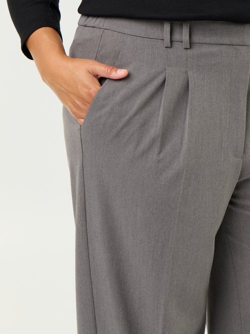 Pantalon cigarette large - Kiabi