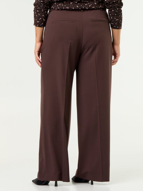 Pantalon cigarette large - Kiabi