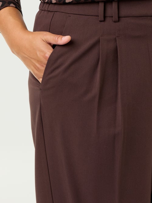 Pantalon cigarette large - Kiabi