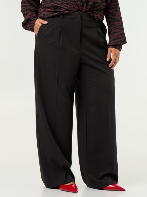 Pantalon cigarette large - Kiabi