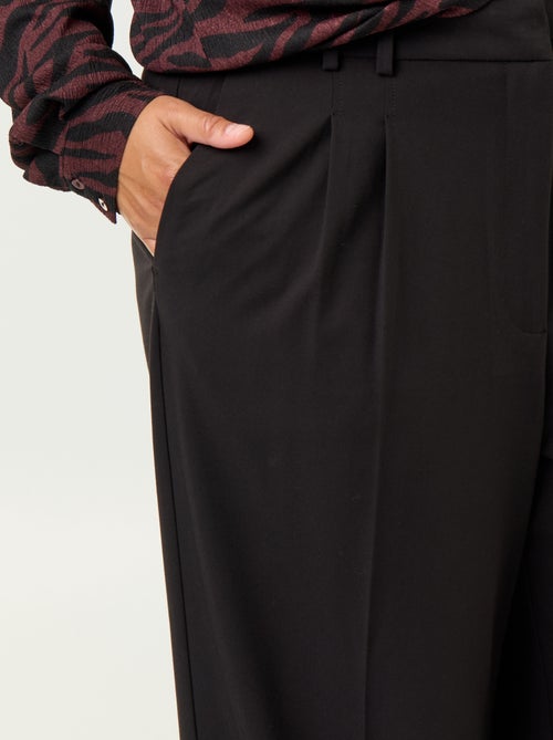 Pantalon cigarette large - Kiabi