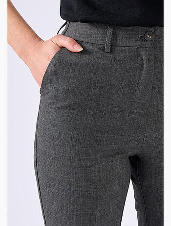 Pantalon cigarette mélange laine - Damart