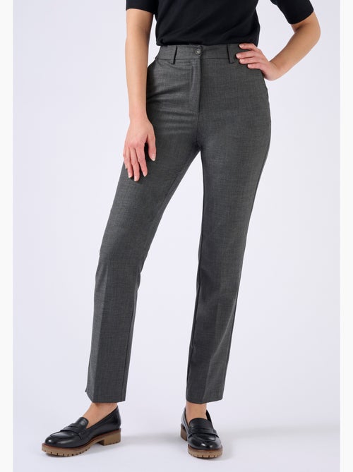 Pantalon cigarette mélange laine - Damart - Kiabi