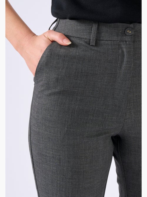 Pantalon cigarette mélange laine - Damart - Kiabi