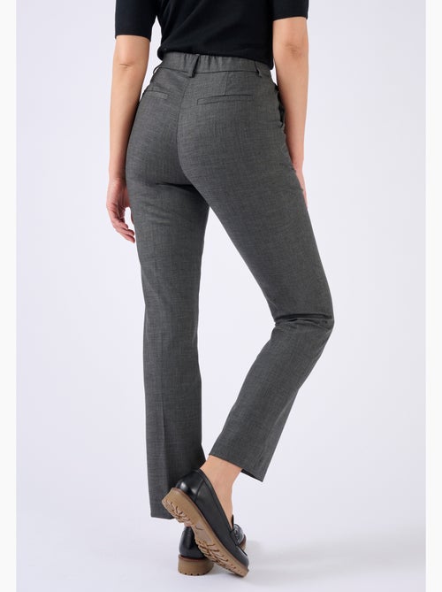 Pantalon cigarette mélange laine - Damart - Kiabi