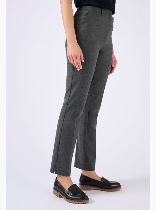 Pantalon cigarette mélange laine - Damart - Kiabi