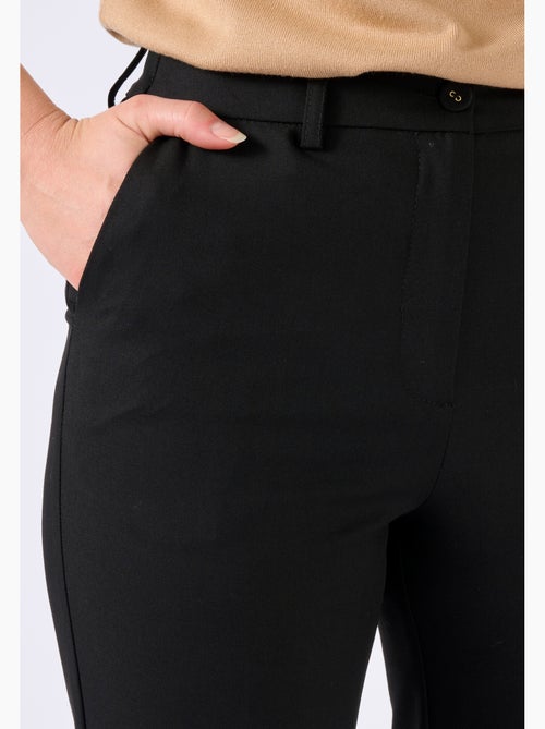 Pantalon cigarette mélange laine - Damart - Kiabi