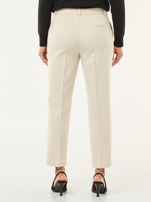 Pantalon cigarette pour femme uni - Kiabi Pantalon cigarette pour femme uni - Kiabi