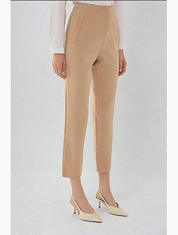 Pantalon cigarette taille haute hiccup