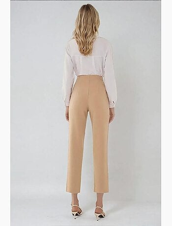 Pantalon cigarette taille haute hiccup