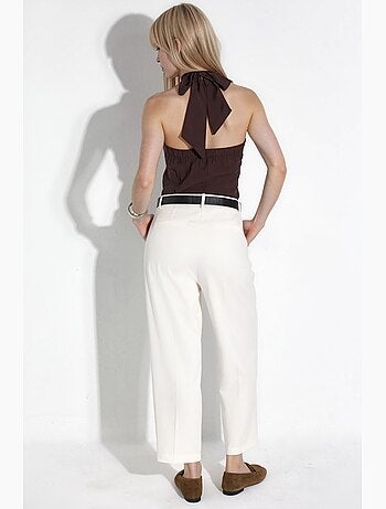 Pantalon cigarette taille haute hiccup