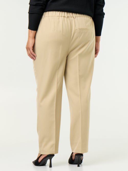 Pantalon cigarette uni - Kiabi Pantalon cigarette uni - Kiabi