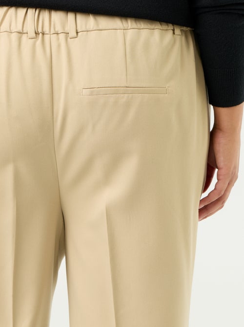 Pantalon cigarette uni - Kiabi Pantalon cigarette uni - Kiabi