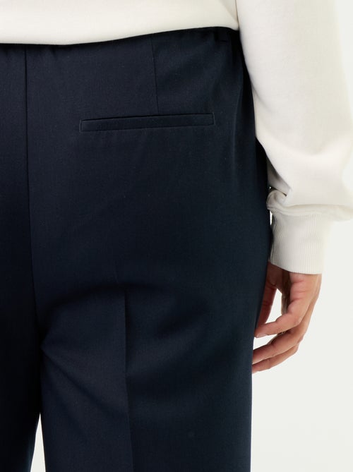 Pantalon cigarette uni - Kiabi Pantalon cigarette uni - Kiabi