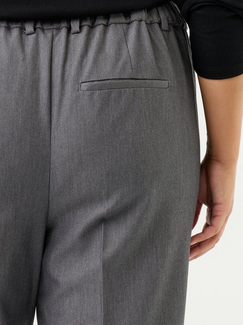 Pantalon cigarette uni - Kiabi Pantalon cigarette uni - Kiabi