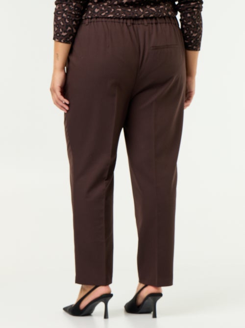 Pantalon cigarette uni - Kiabi Pantalon cigarette uni - Kiabi
