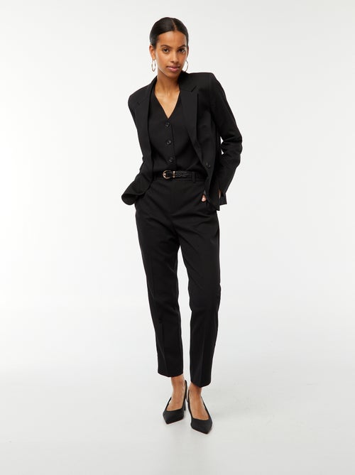 Pantalon cigarette uni pour femme - Kiabi Pantalon cigarette uni pour femme - Kiabi
