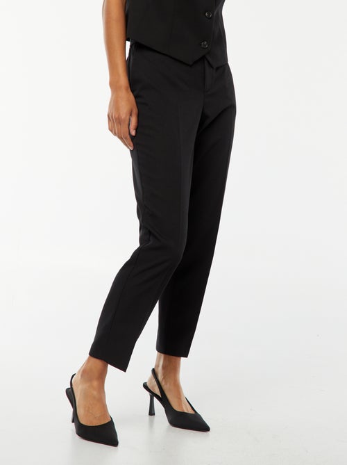 Pantalon cigarette uni pour femme - Kiabi Pantalon cigarette uni pour femme - Kiabi