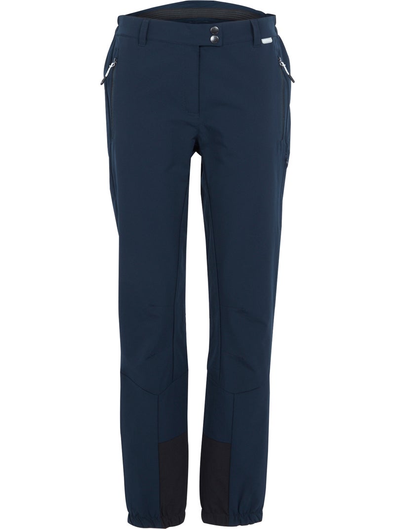 Pantalon cintré de randonnée à taille semi-élastiquée mountain - regatta Bleu marine - Kiabi