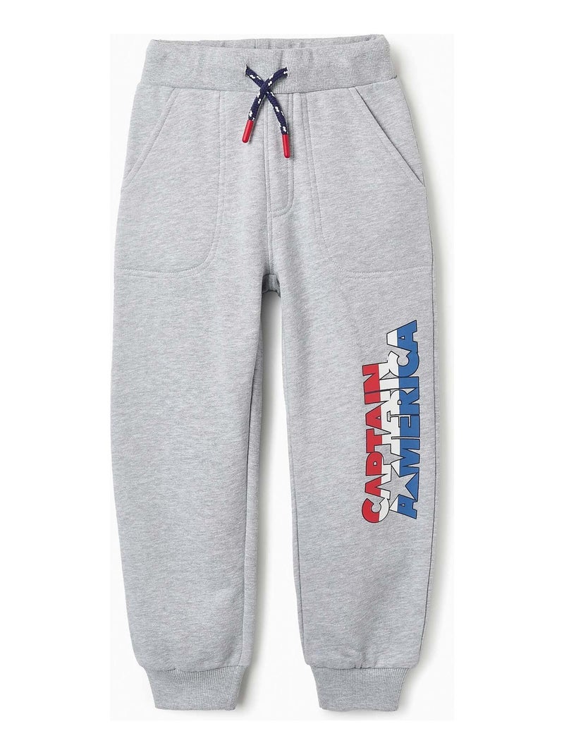Pantalon Cintres imprimés Captain America MARVEL CAP AMERICA Gris - Kiabi