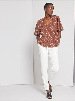 Pantalon city coupe droite - Kiabi