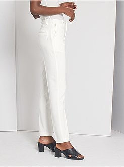 Pantalon city coupe droite - Kiabi