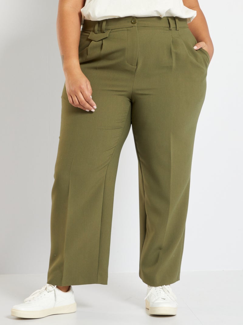 Pantalon city kaki - Kiabi