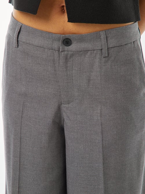 Pantalon city large à pinces - Kiabi