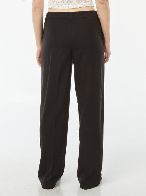 Pantalon city large à pinces - Kiabi