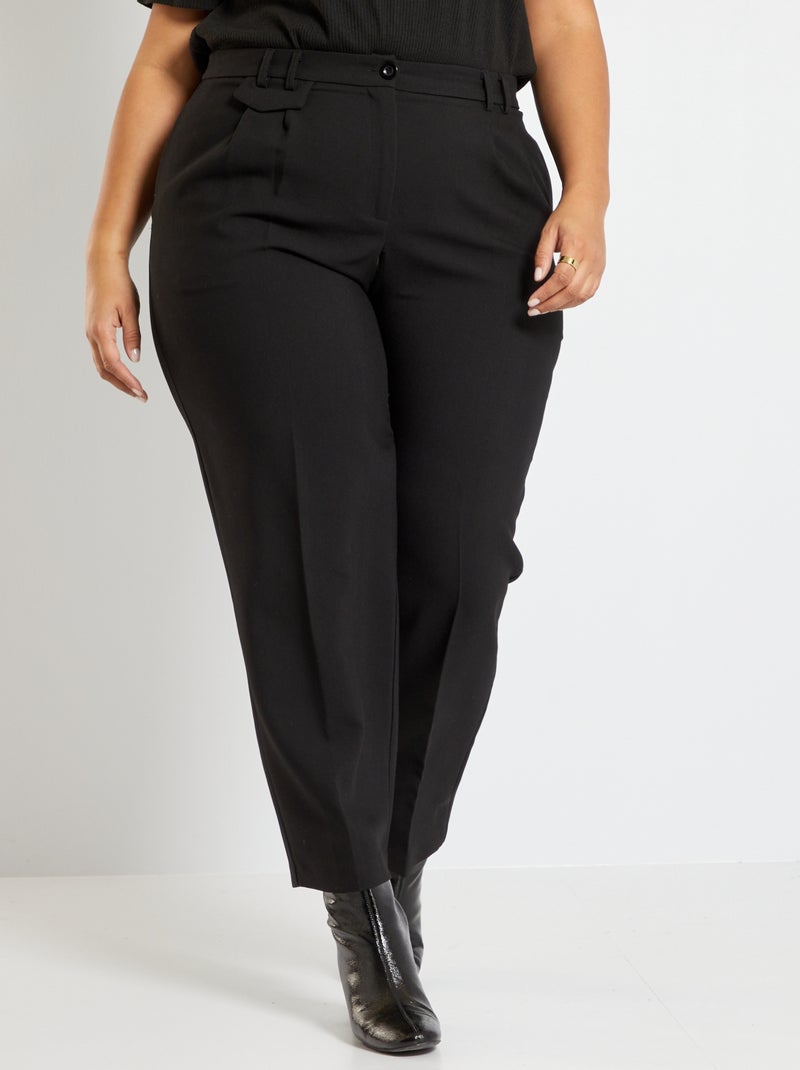 Pantalon city noir - Kiabi