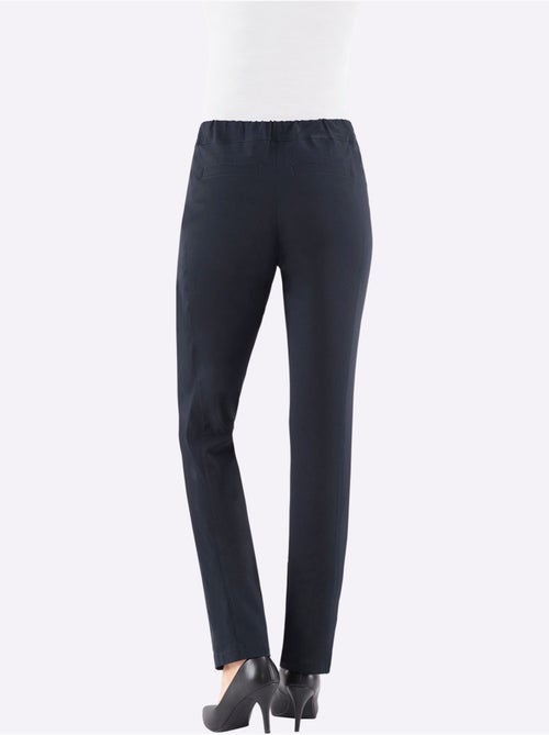 Pantalon classique uni extensible et liberté de mouvement - Taille courte - Witt - Kiabi