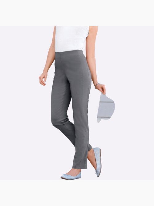Pantalon classique uni extensible et liberté de mouvement - Taille courte - Witt - Kiabi