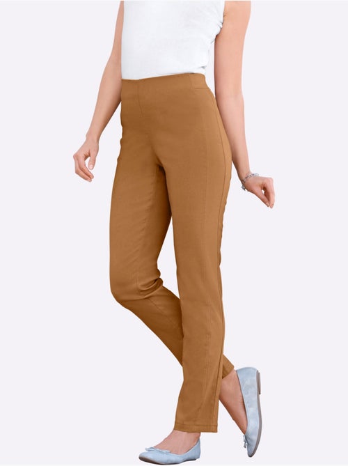 Pantalon classique uni extensible et liberté de mouvement - Taille extra courte - Witt - Kiabi