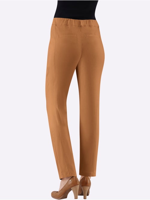 Pantalon classique uni extensible et liberté de mouvement - Taille extra courte - Witt - Kiabi