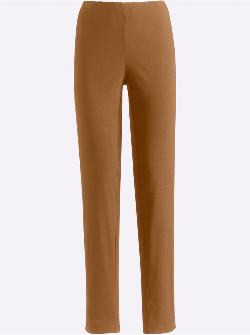 Pantalon classique uni extensible et liberté de mouvement - Taille extra courte - Witt Ambre - Kiabi