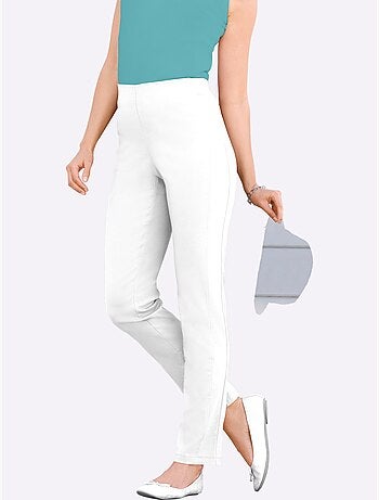 Pantalon classique uni extensible et liberté de mouvement - Taille extra courte - Witt