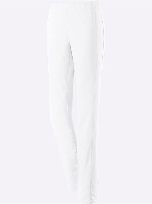 Pantalon classique uni extensible et liberté de mouvement - Taille extra courte - Witt - Kiabi