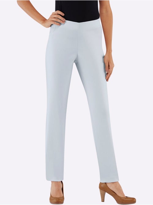 Pantalon classique uni extensible et liberté de mouvement - Taille extra courte - Witt - Kiabi