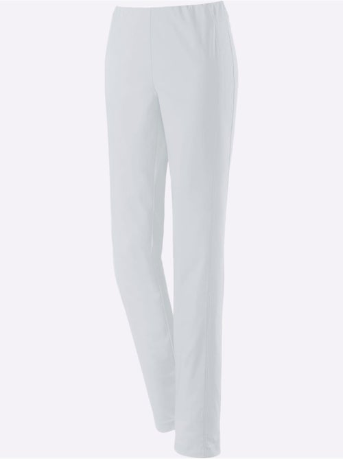 Pantalon classique uni extensible et liberté de mouvement - Taille extra courte - Witt - Kiabi