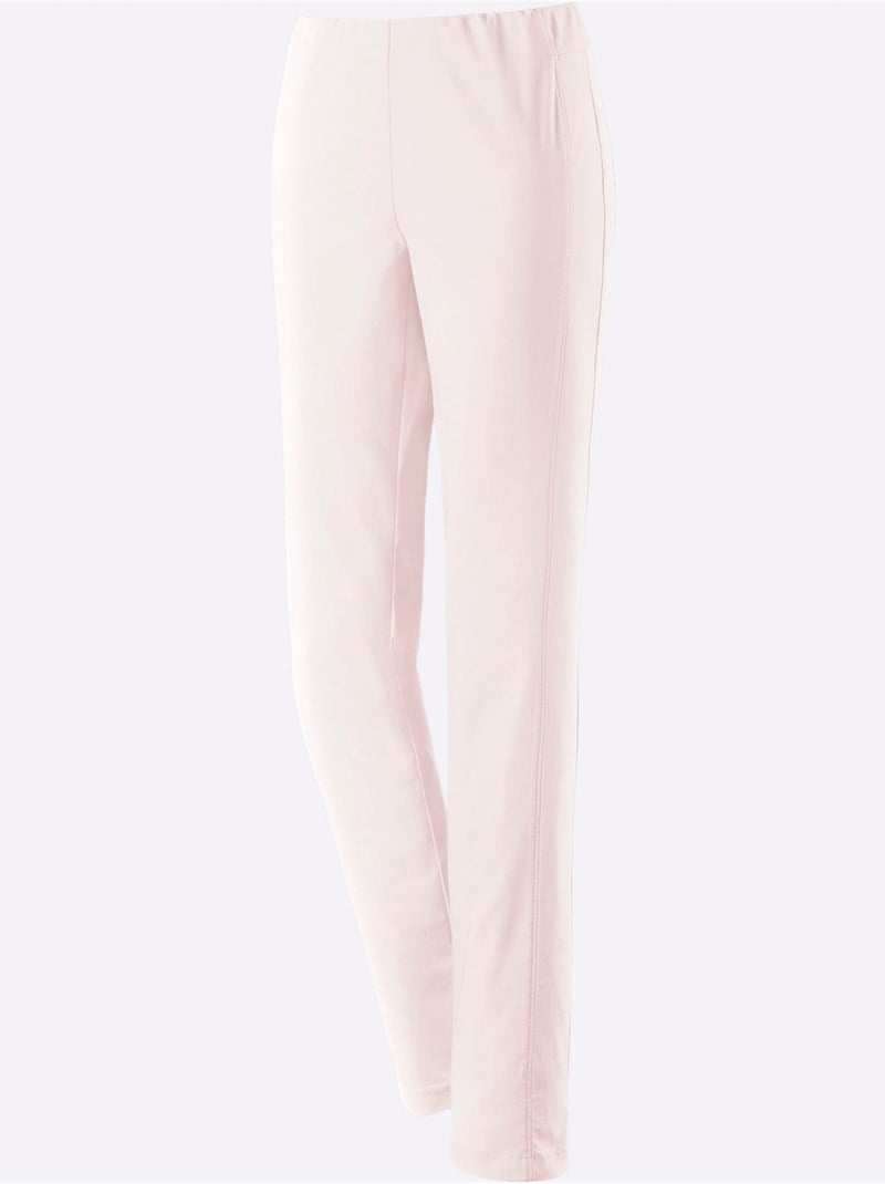 Pantalon classique uni extensible et liberté de mouvement - Taille extra courte - Witt Rose - Kiabi
