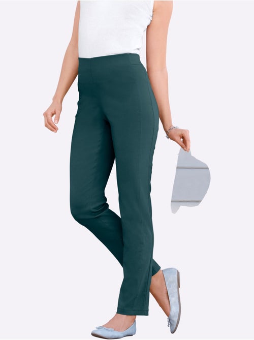 Pantalon classique uni extensible et liberté de mouvement - Taille extra courte - Witt - Kiabi