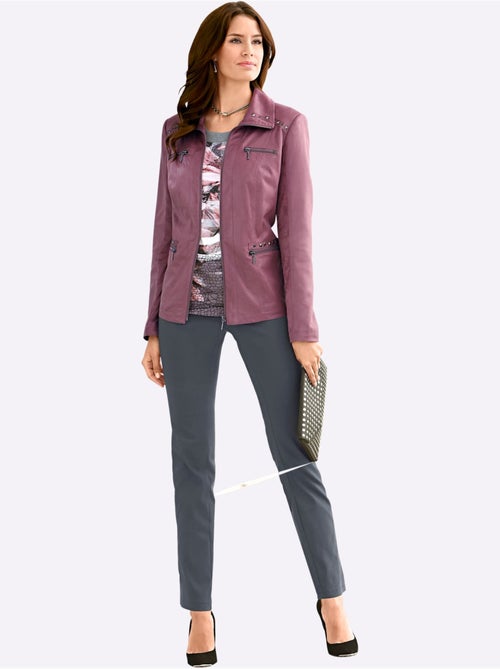 Pantalon classique uni extensible et liberté de mouvement - Taille standard - Witt - Kiabi