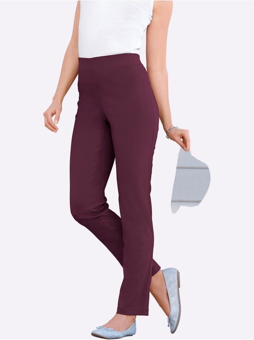 Pantalon classique uni extensible et liberté de mouvement - Taille standard - Witt - Kiabi