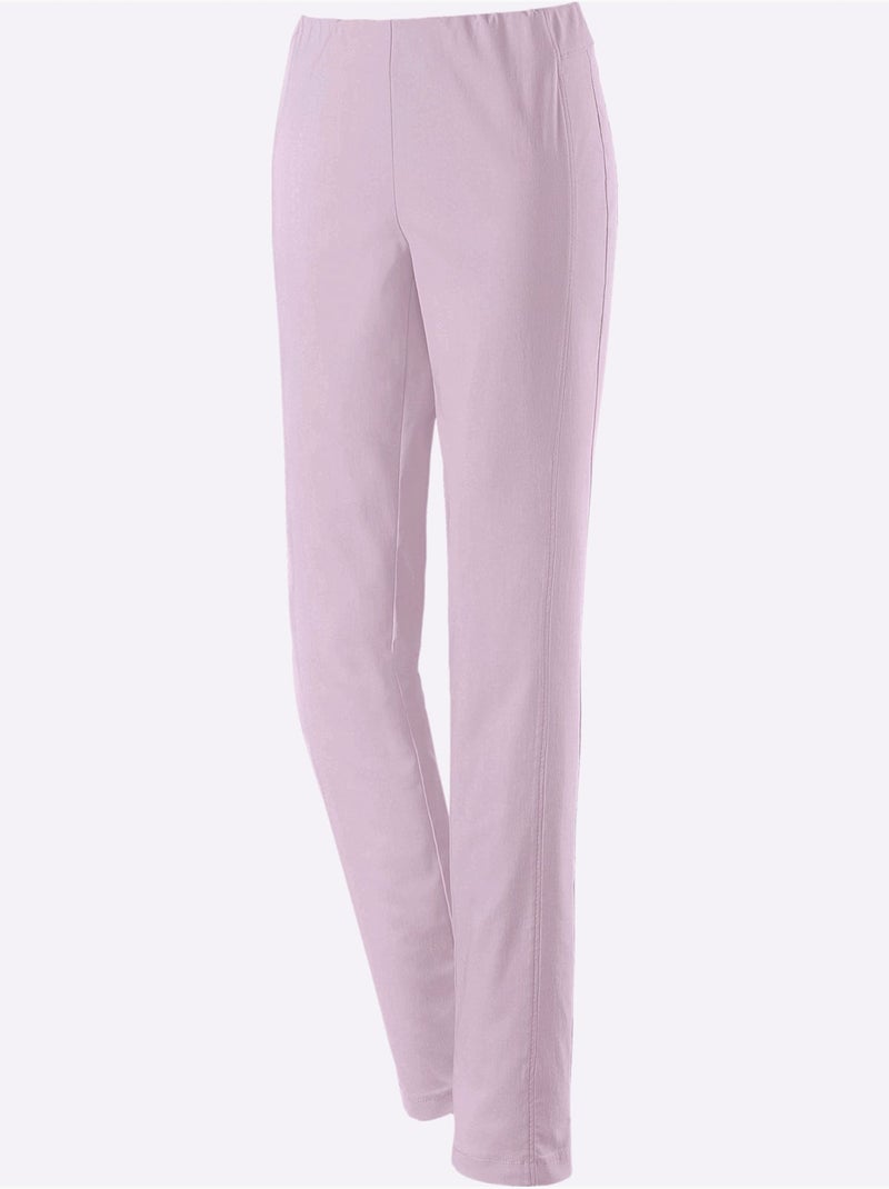 Pantalon classique uni extensible et liberté de mouvement - Taille standard - Witt Parme - Kiabi