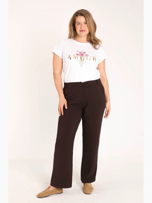 Pantalon classique uni PAPRIKA - Kiabi