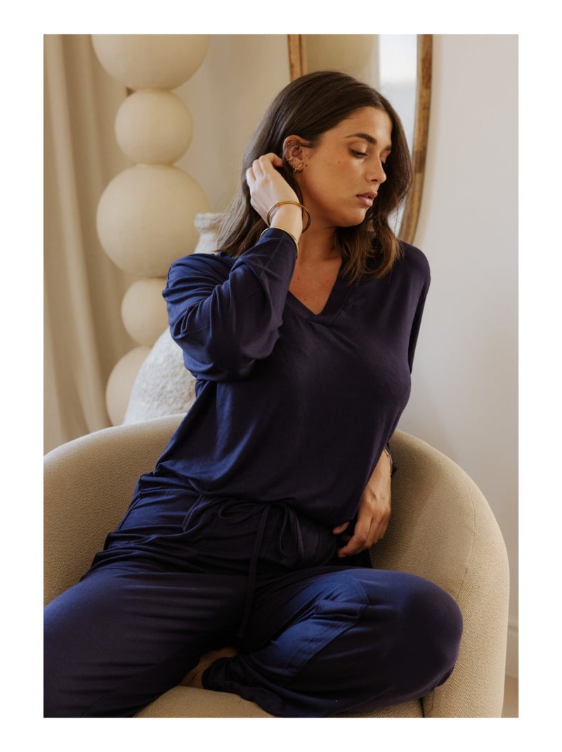 Pantalon Clémence Bleu - Kiabi